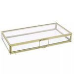 Product Image 4 for Monroe Flat Rectangle Box   Brass from Homart