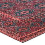 Product Image 2 for Kate Lester + Kalinar Damask Moroccan Dark Red/ Blue Rug - 3' x 12' from Jaipur 