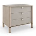 Product Image 3 for Balance 3-Drawer Cremini Hardwood Nightstand from Caracole