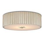 Product Image 1 for Caravel Silver Flush Mount from Currey & Company