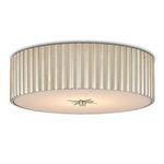 Product Image 1 for Caravel Silver Flush Mount from Currey & Company