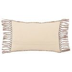 Product Image 3 for Haskell Indoor/ Outdoor Taupe/ Ivory Geometric Lumbar Pillow from Jaipur 