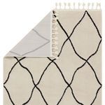 Product Image 3 for Treble Moroccan Trellis Ivory/ Black Rug - 7'6" x 10' from Jaipur 