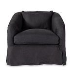 Product Image 14 for Topanga Flanders Navy Linen Slipcover Swivel Chair from Four Hands