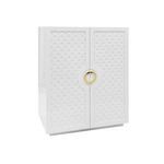 Product Image 1 for Two Door Cabinet With Lattice Overlay from Worlds Away