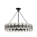 Product Image 1 for Rondelle Blackened Iron Chandelier from Arteriors