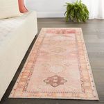 Product Image 6 for Bijou Medallion Pink/ Orange Rug from Jaipur 