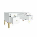 Product Image 4 for Cosby Four Drawer Desk from Worlds Away
