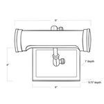 Product Image 7 for Tate Small Modern Gold Metal Picture Light from Regina Andrew Design