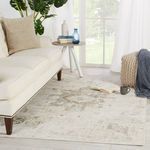 Product Image 5 for Canyon Handmade Medallion Ivory/ Light Gray Rug from Jaipur 