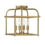 Product Image 9 for Audrey 4 Light Semi Flush from Savoy House 