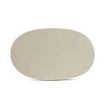 Overhead top view of Albers Outdoor Stool showing oval-shaped flat surface