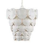 Product Image 1 for Tulum White Chandelier from Currey & Company