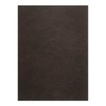 Detailed close-up of espresso top-grain leather texture showing natural grain and subtle creases
