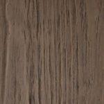 Close-up of pine wood grain texture revealing natural knots and sienna brown stain