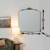 Product Image 6 for Alexandra Vintage Gold Mantle Mirror from Cooper Classics