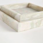 Product Image 5 for Johanna Square Marble Trays , Set Of 2 from Napa Home And Garden
