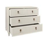 Product Image 1 for Four Drawer Chest With Fluted Drawer Fronts from Worlds Away