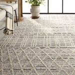 Product Image 8 for Caiya Modern Trellis Cream/ Gray Rug - 18" Swatch from Jaipur 
