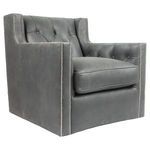 Product Image 6 for Candace Black Leather Chair from Bernhardt Furniture
