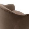 Product Image 6 for Burke Cocoa Velvet Swivel Club Chair from Essentials for Living