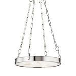 Product Image 1 for Kirby 1-Light Small Chandelier - Polished Nickel from Hudson Valley