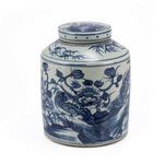 Dynasty Tea Jar Bird Floral Motif image 1
