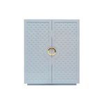 Product Image 5 for Two Door Cabinet With Lattice Overlay from Worlds Away