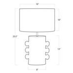 Product Image 5 for Maya Metal Table Lamp from Regina Andrew Design