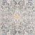 Lucia Charcoal / Multi Rug shown as a narrow runner with the same vintage floral pattern