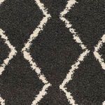 Product Image 8 for Berber Shag Charcoal Diamond Rug from Surya