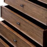 Open drawers viewed from above showing dovetail joinery and smooth wooden interiors