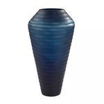 Product Image 1 for Deep Blue Indigo Ribbed Vase from Elk Home