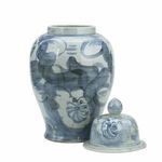 Blue & White Porcelain Silla Flower Temple Jar image 3