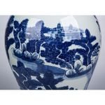 Product Image 7 for Blue & White Porcelain Temple Jar Landscape Motif from Legend of Asia