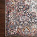 Top-down close detail showing intricate pattern and color blend near edge of Wynter Red / Multi Rug