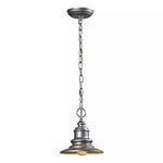 Product Image 1 for Marina 1 Light Outdoor Pendant In Matte Silver  from Elk Lighting