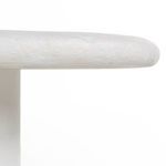 Grano Dining Table Textured White Concrete image 10