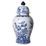 Product Image 6 for Blue & White Four Season Plants Temple Jar from Legend of Asia