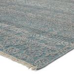 Product Image 5 for Kora Hand-Knotted Trellis Blue/ Gray Rug from Jaipur 