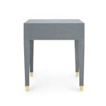 Claudette Side Table back view with no drawer pull visible