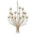 Product Image 1 for Star Magnolia Chandelier from Currey & Company
