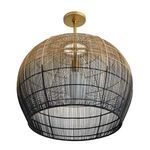 Product Image 7 for Swami Small Natural & Black Midrib Pendant from Arteriors