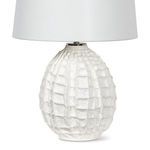 Product Image 3 for Caspian Small White Ceramic Table Lamp from Regina Andrew Design