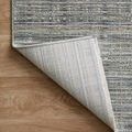 Underturned corner detail showing woven backing and construction of Soho Jade Stone Rug