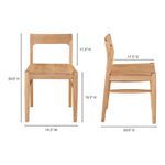 Product Image 13 for Owing Dining Chair, Set of 2 from Moe's