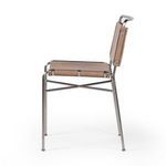 Product Image 14 for Wharton Faux Sierra Nude Leather Dining Chair from Four Hands