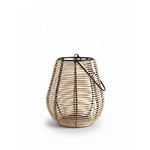 Product Image 2 for Natural Lantern Iron & Bamboo Dia 7" from BIDKHome
