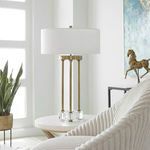 Product Image 6 for Pantheon Brass Rod Table Lamp from Uttermost