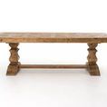 Castle 98" Dining Table Bleached Pine image 5